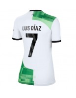 Liverpool Luis Diaz #7 Venkovní Dres pro Dámské 2023-24 Krátký Rukáv
